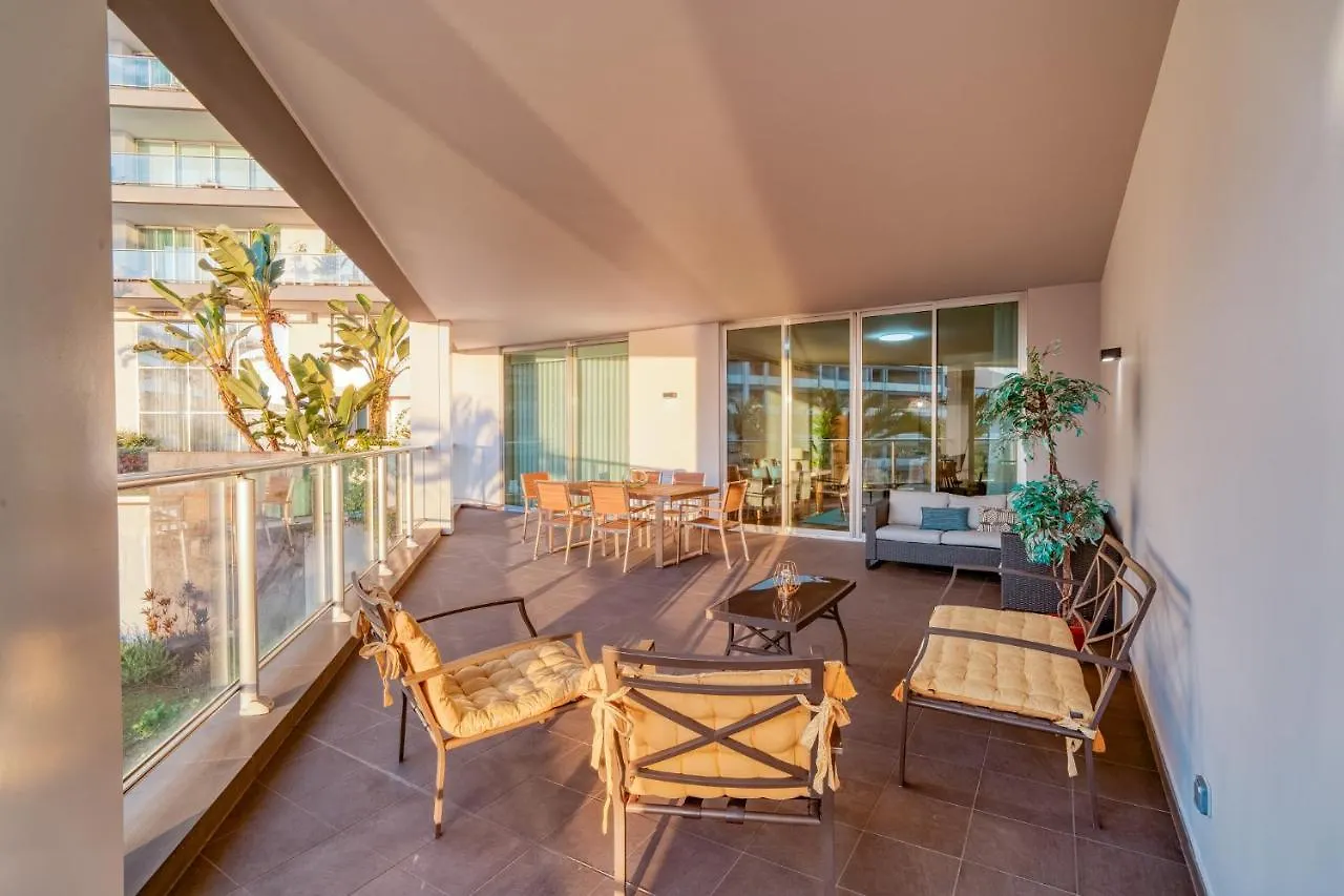 Suite Bm - 3 Pools-Gym-Ac-Huge Balcony Sea View Funchal  Apartment